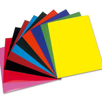 Papier gomme couleur 8 feuilles a5 - l'horizon