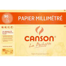 Pochette 12 feuilles papier calque A4 70g Canson